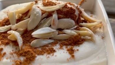 مواد لازم و آموزش حریره بادام خانگی (مرحله به مرحله)