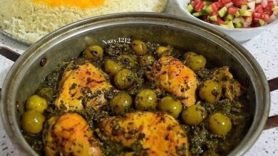 مواد لازم و آموزش خورش گوجه سبز خانگی (مرحله به مرحله)