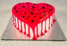 دستور تهیه آسان تهیه کیک با روکش ژله (مرحله به مرحله)