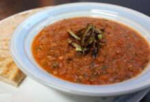 دستور تهیه آش گوجه فرنگی متفاوت و خوشمزه مرحله به مرحله (مرحله به مرحله)