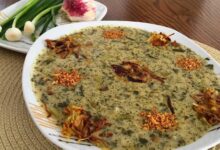 دستور تهیه آش گوشت به دو روش مختلف (مرحله به مرحله)