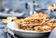 دستور تهیه اسلایس مکرون گردویی (مرحله به مرحله)