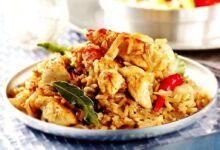 دستور تهیه باسترما پلو یک غذا کامل و مقوی (مرحله به مرحله)