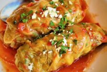 دستور تهیه تهیه دلمه برگ کلم شیک و مجلسی + دستور تهیه مرحله به مرحله (مرحله به مرحله)