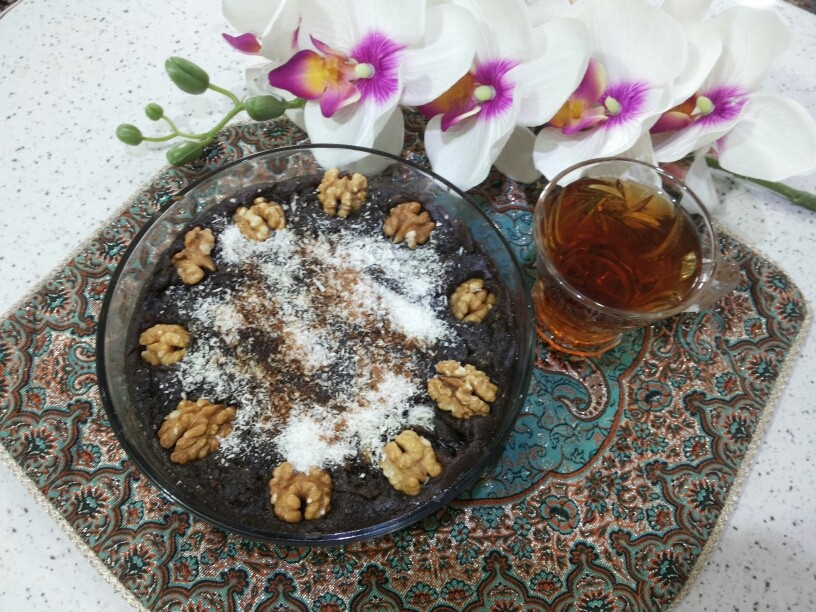 دستور تهیه حلوا سیاه (حلوای سیاه اردبیلی) (مرحله به مرحله)