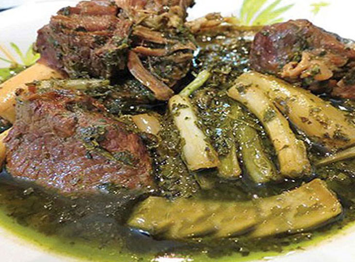 دستور تهیه خورش کنگر به روش ساده و آسان (مرحله به مرحله) دستور تهیه خورش کنگر به روش ساده و آسان (مرحله به مرحله)
