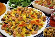 دستور تهیه پخت پلو یونانی مرحله به مرحله با طعمی خوشمزه و بی نظیر (مرحله به مرحله)