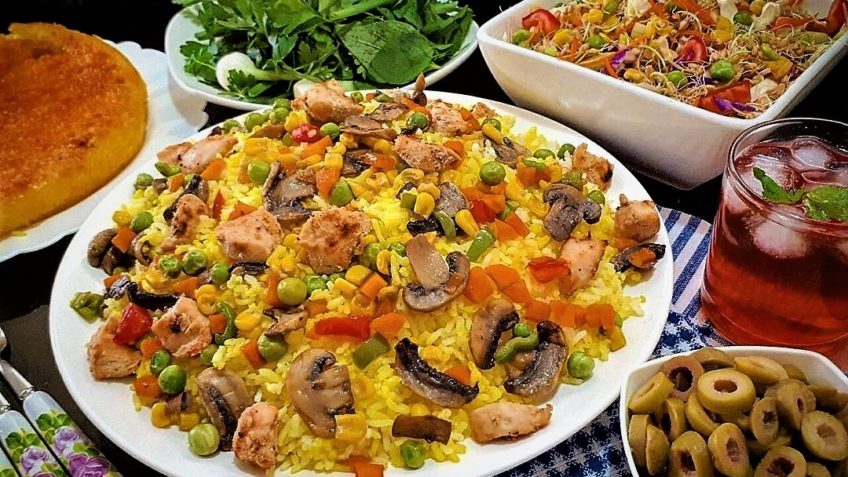 دستور تهیه پخت پلو یونانی مرحله به مرحله با طعمی خوشمزه و بی نظیر (مرحله به مرحله)