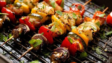 دستور تهیه کباب مرغ فاجیتا خوش طعم و لذیذ (مرحله به مرحله)