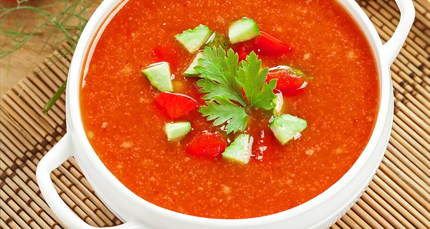 دستور تهیه گازپاچو (غذای اسپانیایی) عجیب ولی خوشمزه (مرحله به مرحله) دستور تهیه گازپاچو (غذای اسپانیایی) عجیب ولی خوشمزه (مرحله به مرحله)
