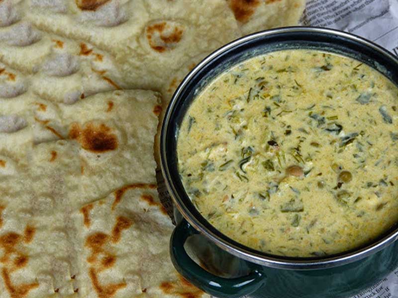 دستور تهیه ی آش ماست شیرازی گرم و خوشمزه (مرحله به مرحله)