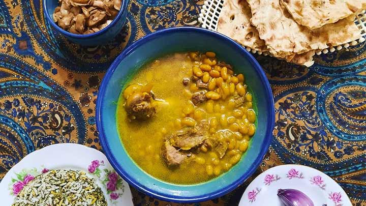 رسپی آبگوشت لوبیا سفید کاشان؛ اصیل و خوشمزه
