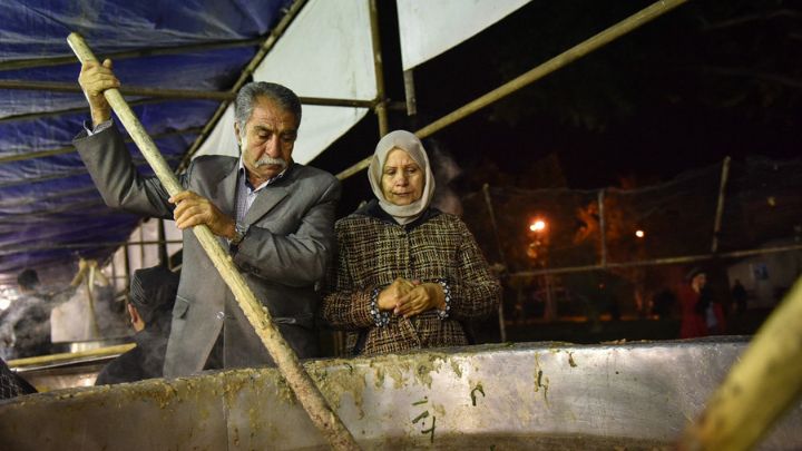 رسپی ته چین گوشت گرمساری نذری برای ۱۰۰ نفر