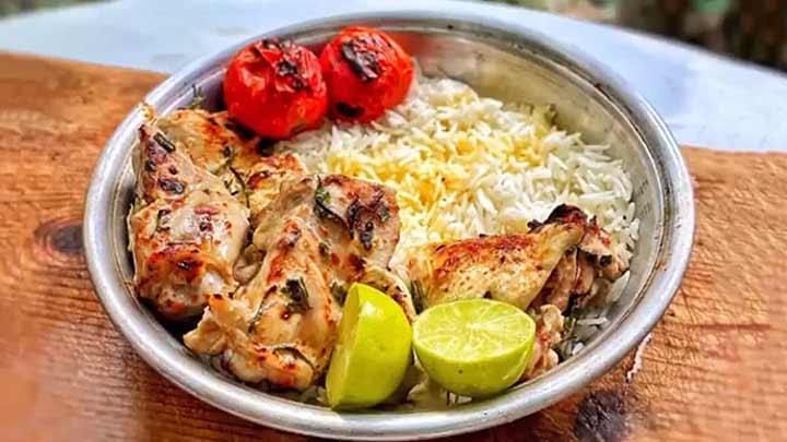رسپی جوجه کباب کردی؛ فوری و کم‌خرج برای آخر هفته
