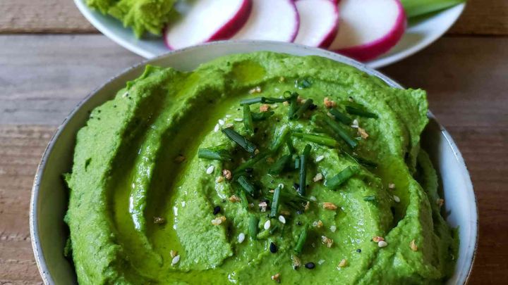 رسپی حمص اسفناج؛ یک پیش‌غذای شیک و سالم