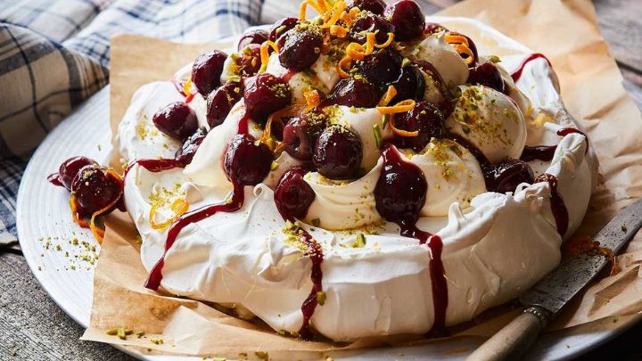 رسپی دسر مرنگ گیلاس؛ خوشمزه و مجلسی رسپی دسر مرنگ گیلاس؛ خوشمزه و مجلسی