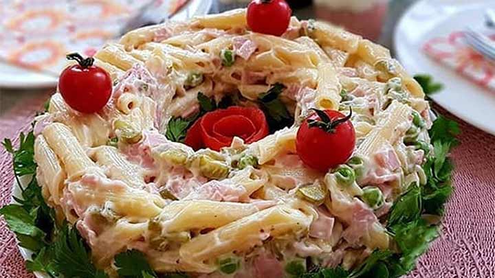 رسپی سالاد ماکارونی ترکیه‌ای؛ خوشمزه و مجلسی