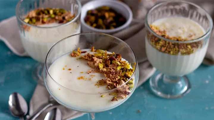 رسپی فرنی نذری برای ۱۰۰ نفر؛ با ۸ نکته طلایی رسپی فرنی نذری برای ۱۰۰ نفر؛ با ۸ نکته طلایی