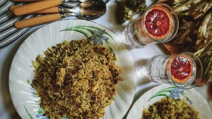 رسپی قاطی پلوی کنگر؛ غذای خوشمزه بهاری
