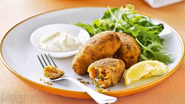 رسپی کراکت مرغ و سیب زمینی؛ فینگرفودی مجلسی