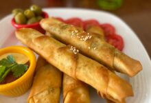 ساده ترین روش و دستور تهیه بورک لاهماجون با خمیر یوفکا به روش ترکیه ای (مرحله به مرحله)