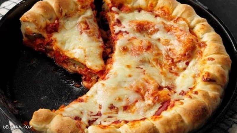 دستور تهیه 2 مدل پیتزای خوشمزه و لذیذ بدون نیاز به فر (مرحله به مرحله)