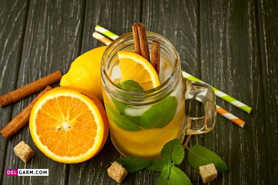 دستور تهیه 2 نوع شربت لیموناد با پرتقال و لیمو ترش (مرحله به مرحله) دستور تهیه 2 نوع شربت لیموناد با پرتقال و لیمو ترش (مرحله به مرحله)