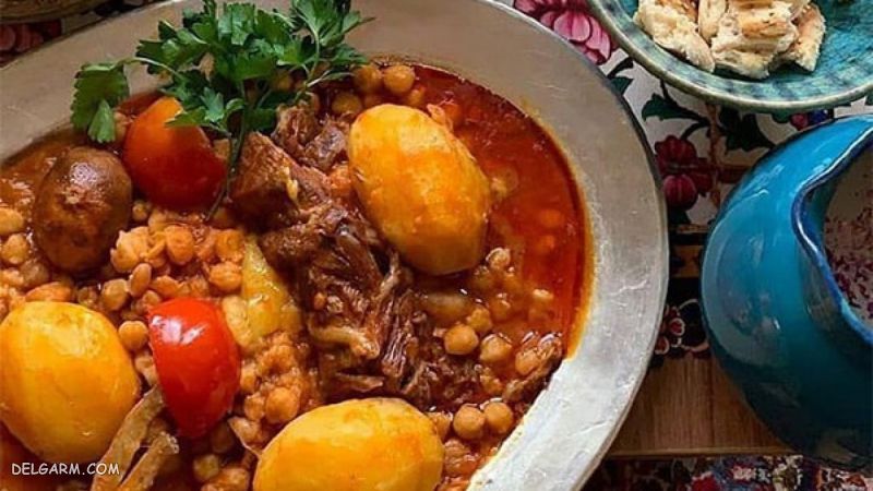 دستور تهیه آبگوشت (دیزی) به روش سنتی همراه با فوت و فن های پخت آن (مرحله به مرحله)