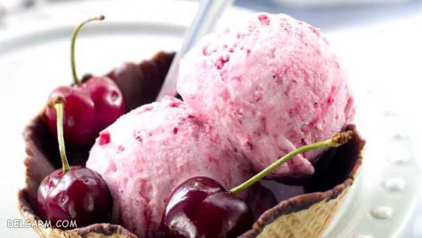 دستور تهیه بستنی آلبالو به دو روش + فیلم (مرحله به مرحله)