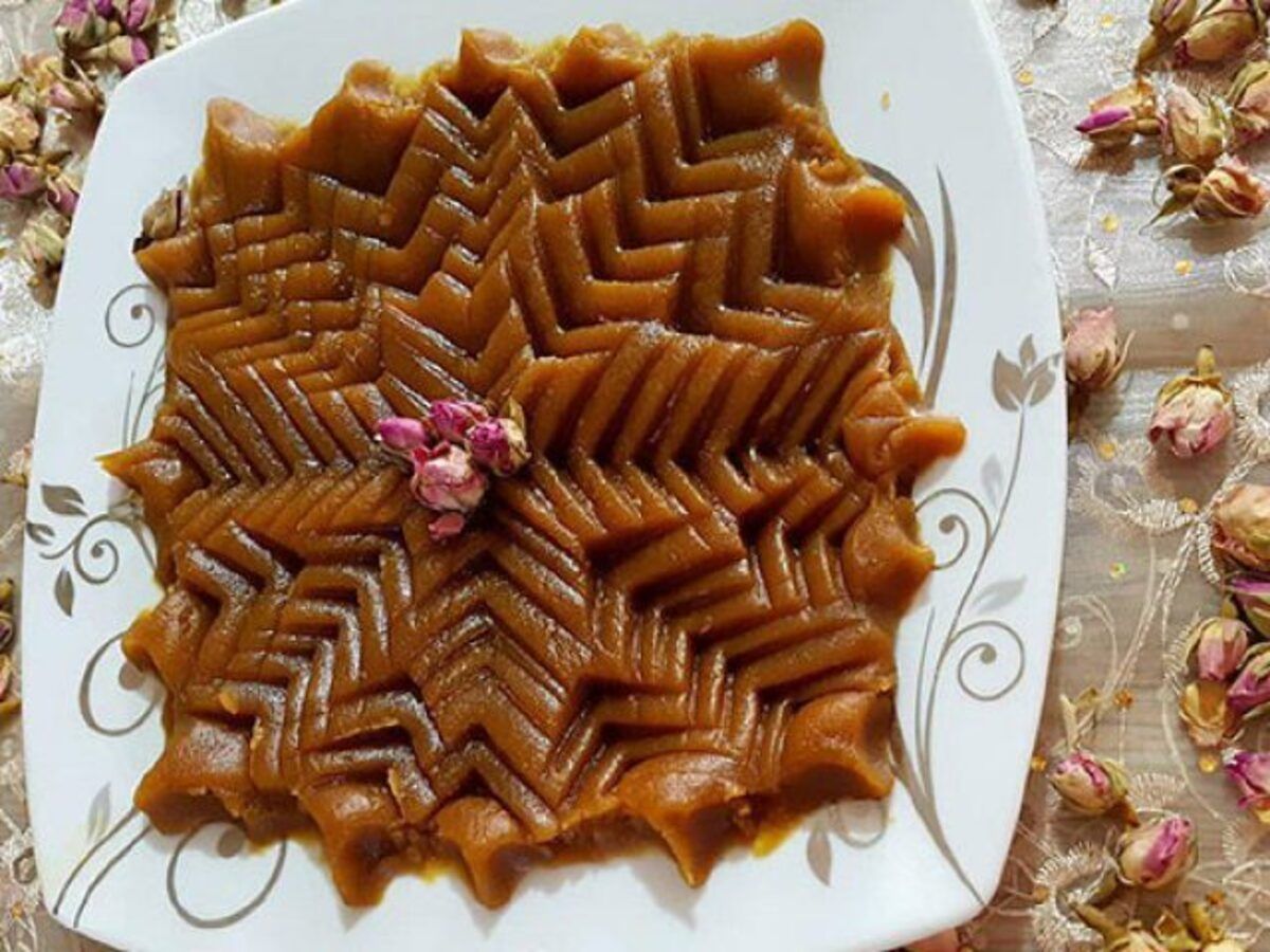 دستور تهیه حلوای بگل خوشمزه و خوشرنگ مرحله به مرحله (مرحله به مرحله)
