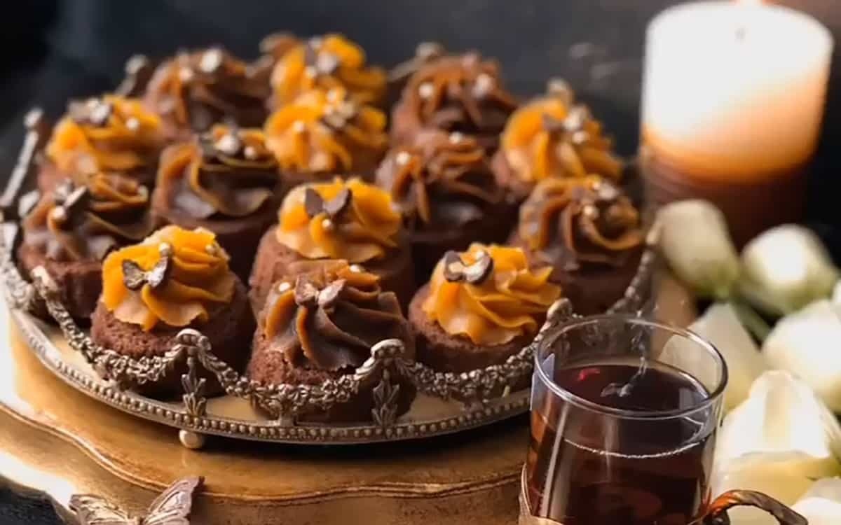 دستور تهیه حلوای نقل دبی (حلوای تافی) (مرحله به مرحله)