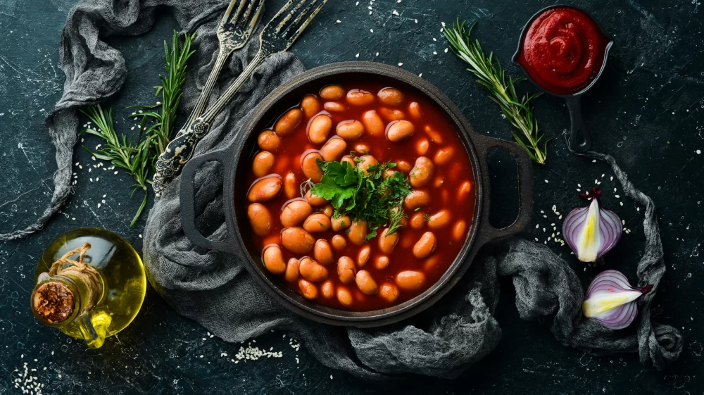 دستور تهیه خوراک لوبیای سه لوب (سه نوع لوبیا) (مرحله به مرحله)