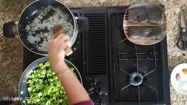 دستور تهیه خورش کرفس ساده و با لوبیا (مرحله به مرحله)