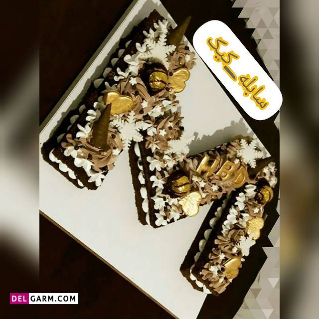 دستور تهیه سابله کیک به شکل حروف انگلیسی (مرحله به مرحله)