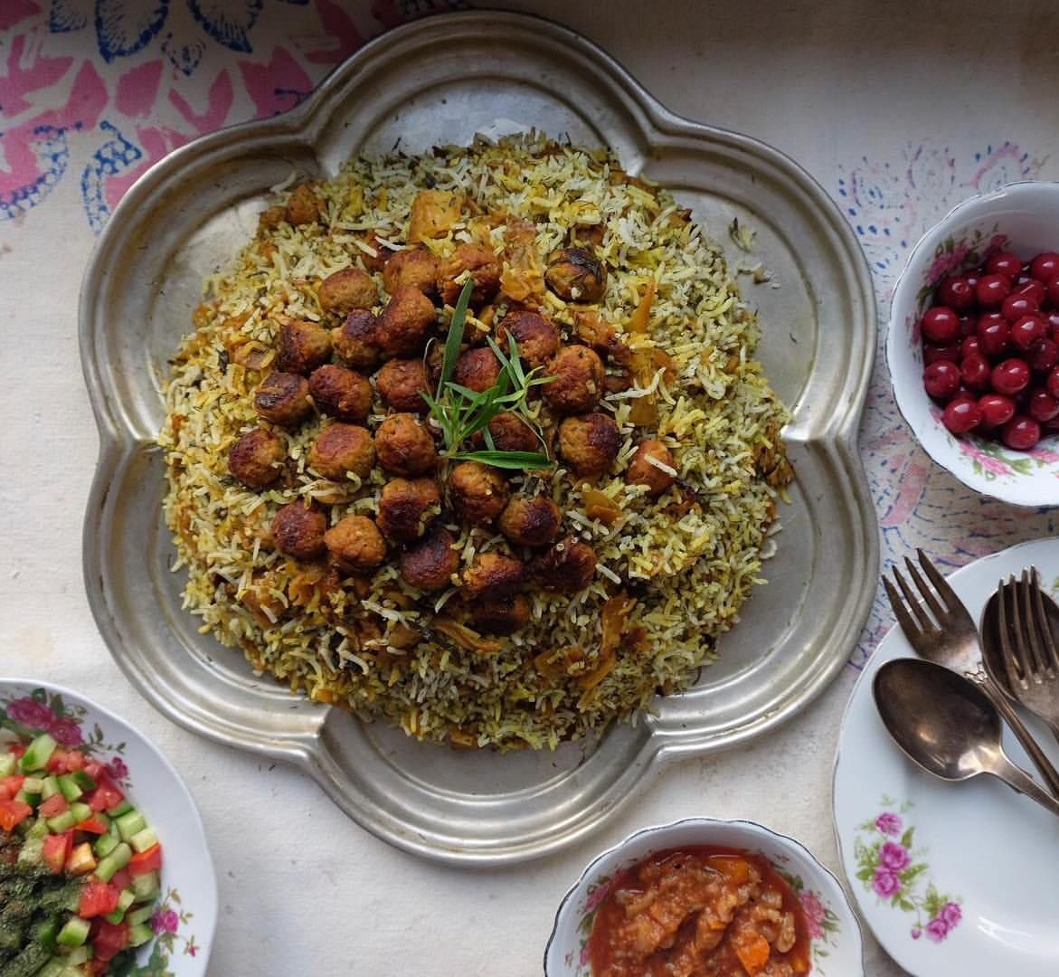 دستور تهیه سماق پلو خوشمزه با گوشت به روش اصلی (مرحله به مرحله) دستور تهیه سماق پلو خوشمزه با گوشت به روش اصلی (مرحله به مرحله)