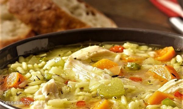 دستور تهیه سوپ مرغ و برنج قهوه ای، برای زنان باردار (مرحله به مرحله) دستور تهیه سوپ مرغ و برنج قهوه ای، برای زنان باردار (مرحله به مرحله)