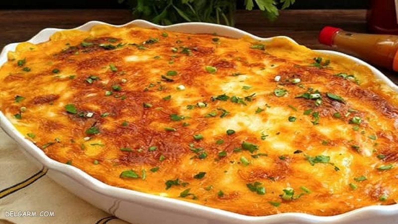 دستور تهیه سیب زمینی و پنیر به سبک رستورانی (مرحله به مرحله)