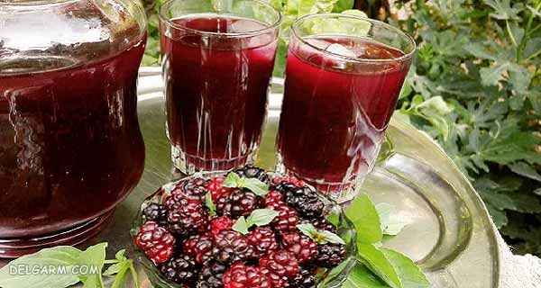 دستور تهیه شربت شاه توت شربت بی نظیر تابستانه (مرحله به مرحله)