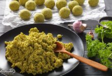 دستور تهیه فلافل ساندویچی خوشمزه (مرحله به مرحله)