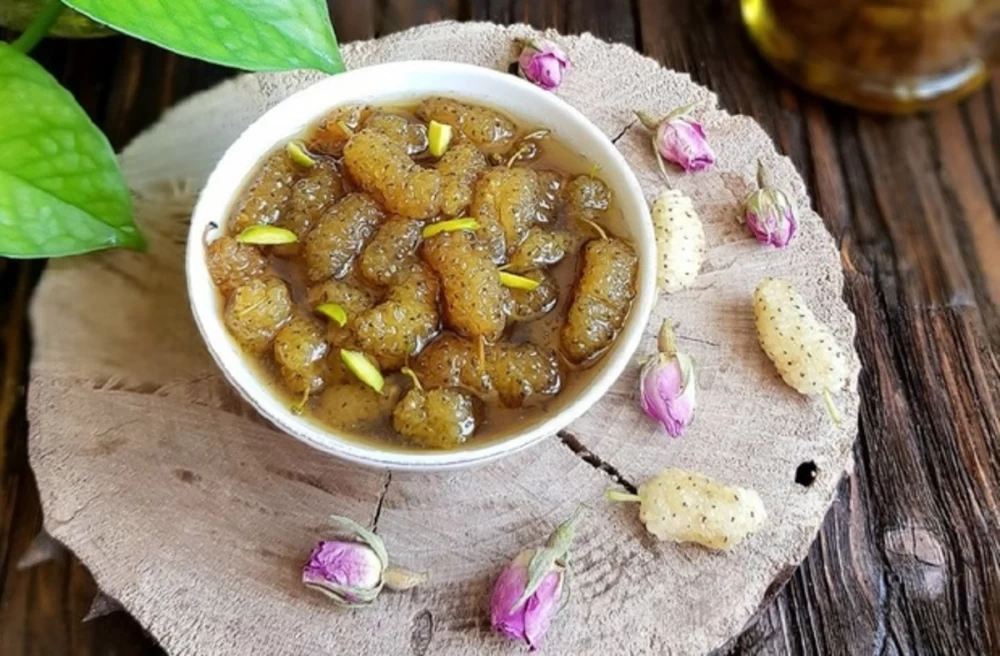 دستور تهیه مربای توت سفید ساده خانگی خوشمزه (مرحله به مرحله) دستور تهیه مربای توت سفید ساده خانگی خوشمزه (مرحله به مرحله)
