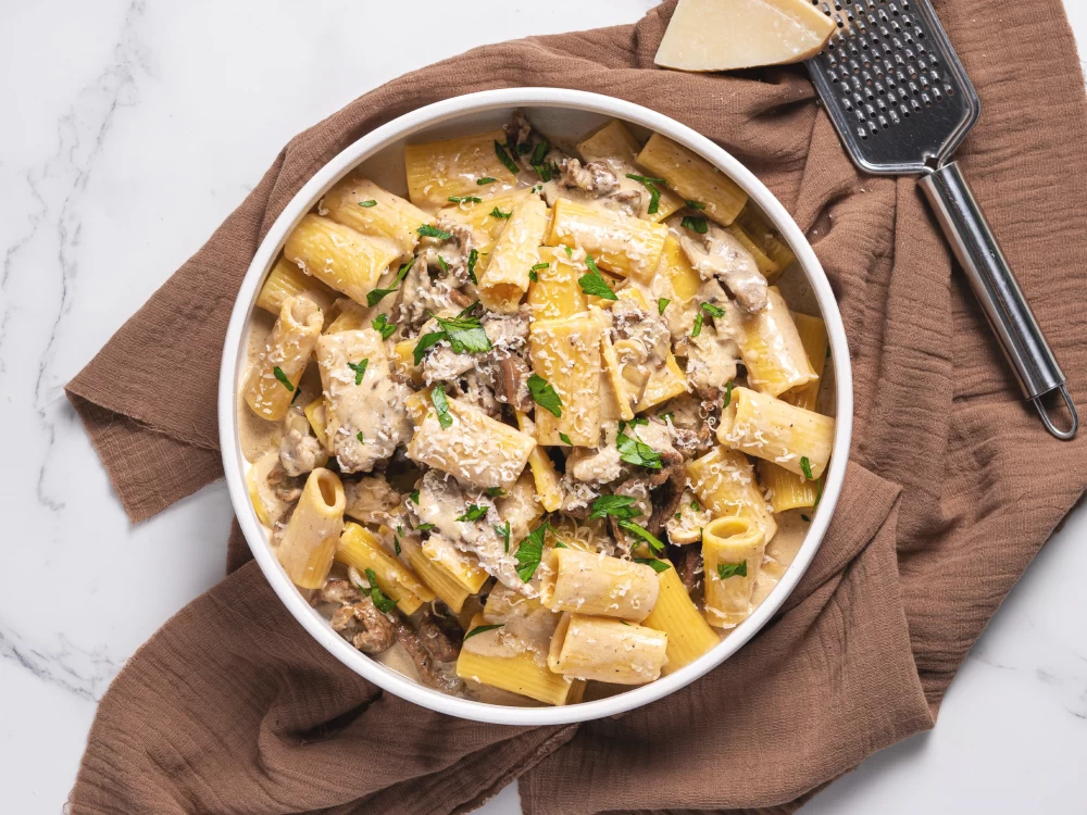 دستور تهیه پاستا استیک خانگی ویژه (مرحله به مرحله) دستور تهیه پاستا استیک خانگی ویژه (مرحله به مرحله)