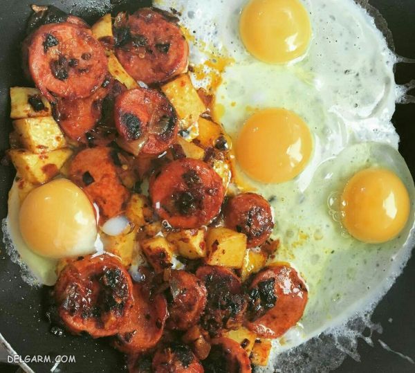 دستور تهیه ی یک سوسیس تخم مرغ آسان و خوشمزه (مرحله به مرحله) دستور تهیه ی یک سوسیس تخم مرغ آسان و خوشمزه (مرحله به مرحله)