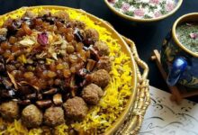 فوت و فن دستور تهیه خرما پلو اهوازی (مرحله به مرحله)