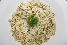 ماش پلو - دستور تهیه ماش پلو خوشمزه مجلسی به همراه نکاتطرز تهیه ماش پلو مرحله به مرحله (مرحله به مرحله)
