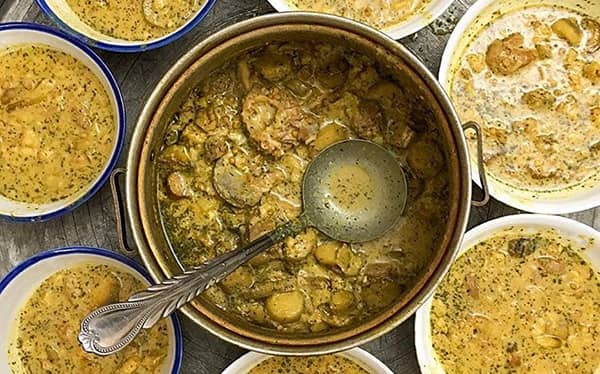 مواد لازم و آموزش آبگوشت بادمجان برای 2 یا 4 یا 6 نفر | تناسب ساده