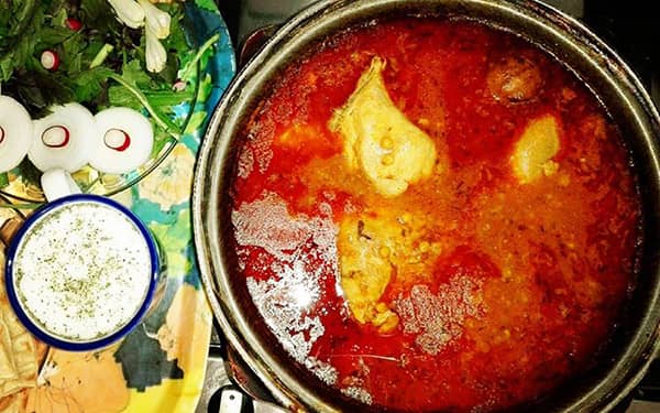مواد لازم و آموزش آبگوشت لپه و مرغ برای 2 یا 4 یا 6 نفر | تناسب ساده مواد لازم و آموزش آبگوشت لپه و مرغ برای 2 یا 4 یا 6 نفر | تناسب ساده
