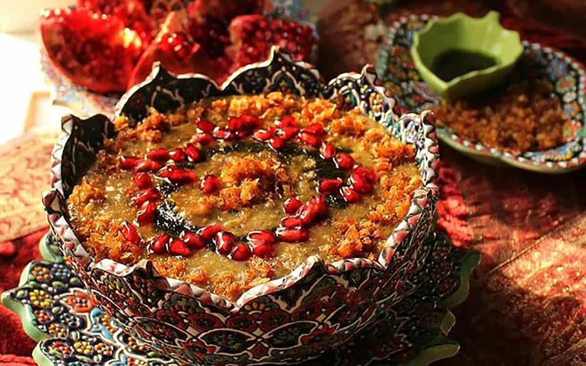 مواد لازم و آموزش آش انار برای 2 یا 4 یا 6 نفر | تناسب ساده
