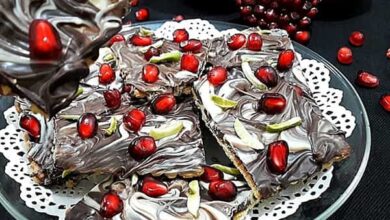 مواد لازم و آموزش بارک شکلاتی خانگی (مرحله به مرحله)