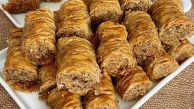 مواد لازم و آموزش باقلوای ارده خانگی (مرحله به مرحله)