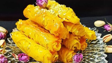 مواد لازم و آموزش باقلوای سید خانگی (مرحله به مرحله)